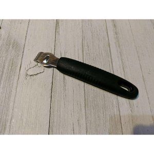 Chefmate Citrus Zester Grater black handle 6 3/4"